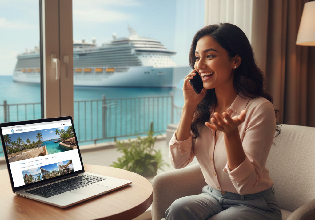 Travel and hospitality call tracking dashboard showing booking attribution